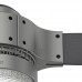 Hunter 59381 Apache Ceiling Fan with Light with Integrated Control System  54-inch  Matte Silver  Works with Alexa - B076HSLGV4